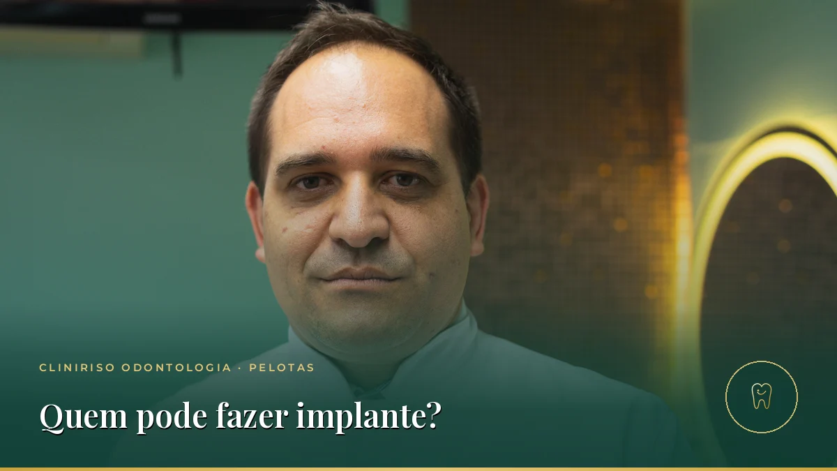 Quem não pode fazer implante dentário? Contraindicações — Cliniriso, Pelotas
